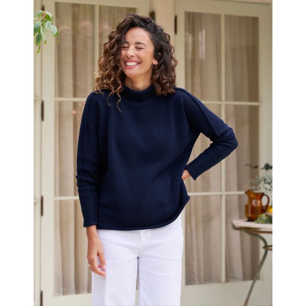 Frank & Eileen Navy Monterey Sweater Medium